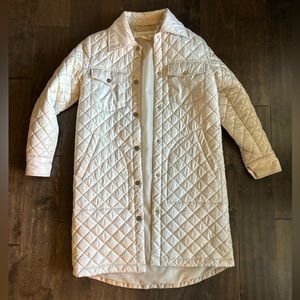 Treasure and Bond Long Quilted Jacket